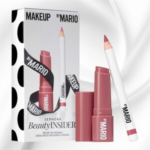 Makeup by Mario Dream Lip Kit ft Serum in Rosewood Glow and Pencil in Rich Mauve